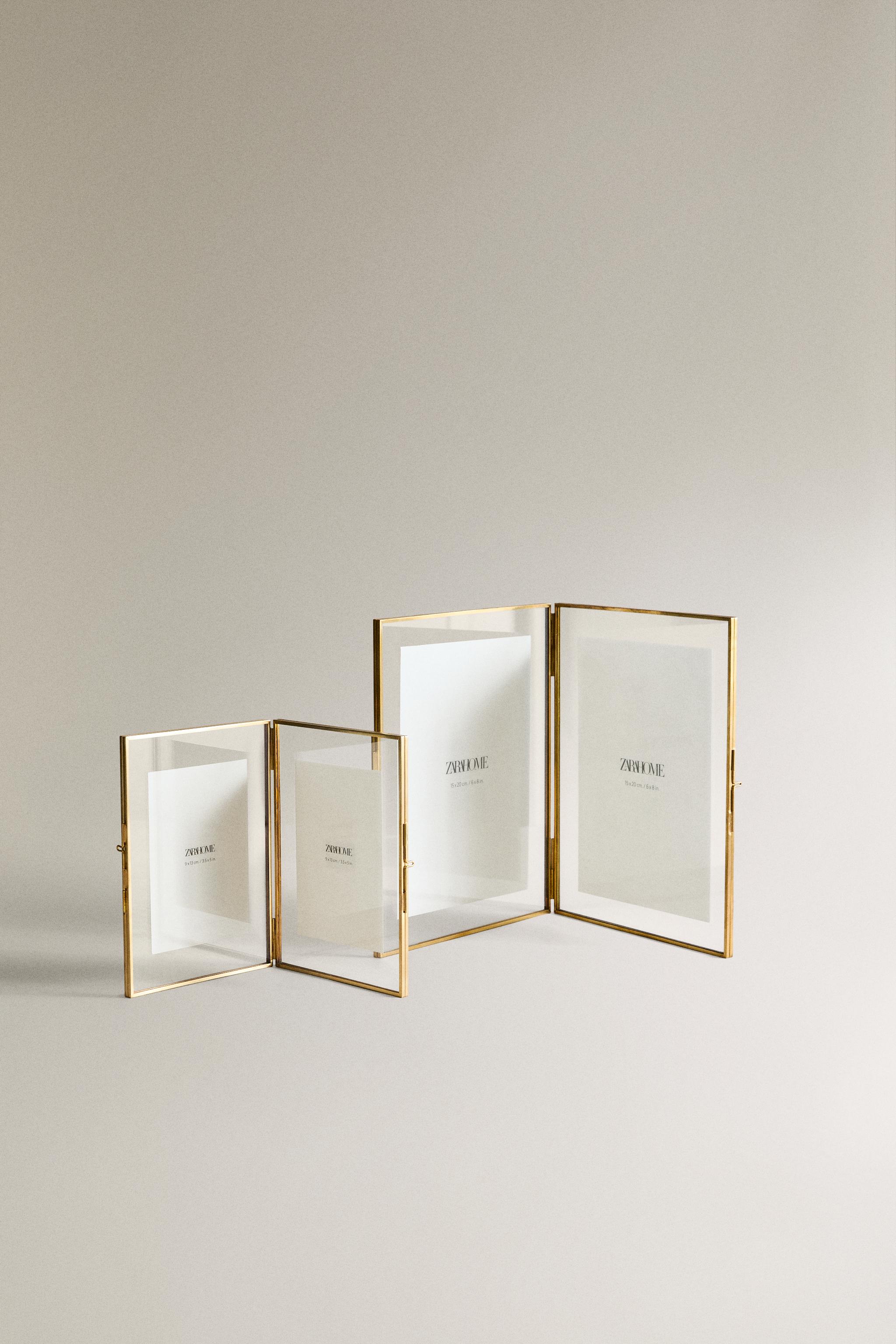 DOUBLE GOLDEN PICTURE FRAME